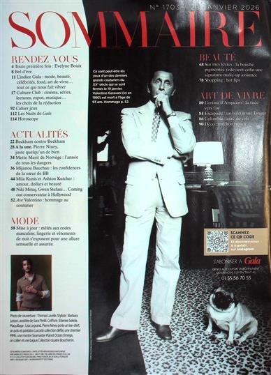 Gala Frankreich Inhaltsverzeichnis