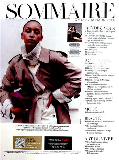 Gala Frankreich Inhaltsverzeichnis