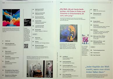 Technology Review Deutsch Inhaltsverzeichnis