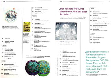 Technology Review Deutsch Inhaltsverzeichnis