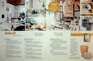 LANDHAUS LIVING Inhaltsverzeichnis