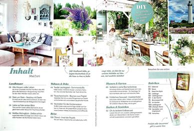 LANDHAUS LIVING Inhaltsverzeichnis