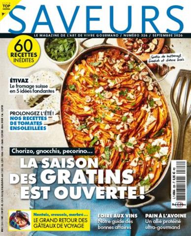 Saveurs Inhaltsverzeichnis