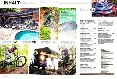 Mountain Bike Sonderheft Kraftpaket Inhaltsverzeichnis