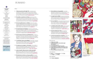 Vanguardia Dossier Inhaltsverzeichnis