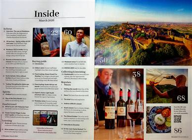 Decanter UK Inhaltsverzeichnis