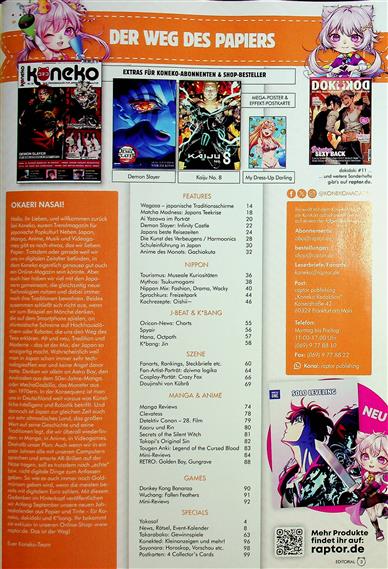 Koneko Inhaltsverzeichnis