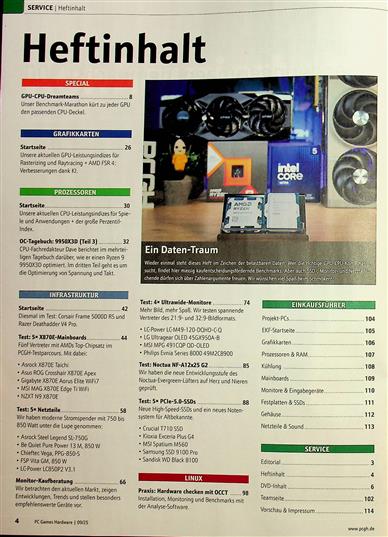 PC Games Hardware DVD Inhaltsverzeichnis