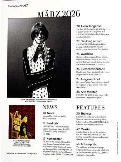 Monopol Inhaltsverzeichnis