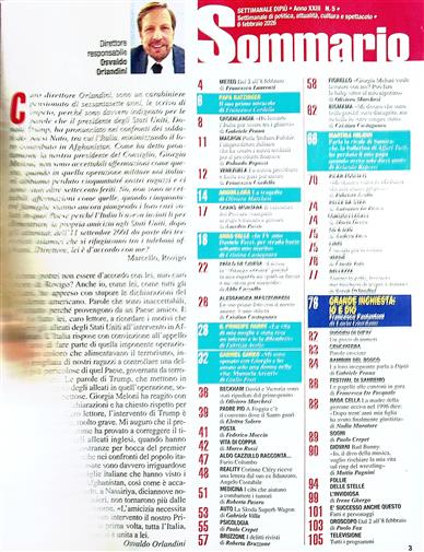 DI PIU Inhaltsverzeichnis