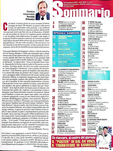 DI PIU Inhaltsverzeichnis