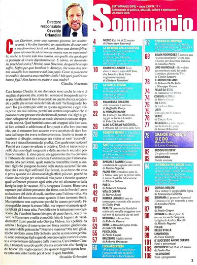 DI PIU Inhaltsverzeichnis