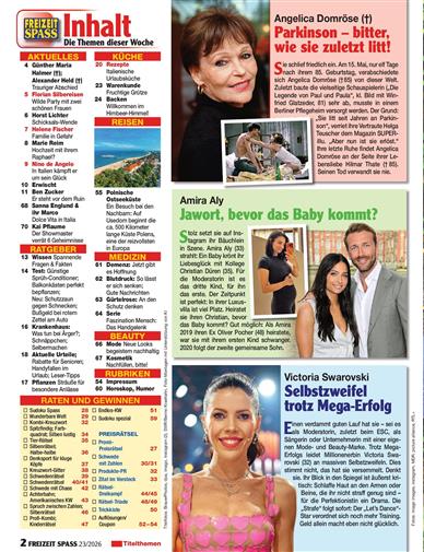 Freizeit Spass Inhaltsverzeichnis