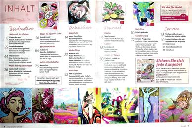 Mein Kreativ Atelier Inhaltsverzeichnis