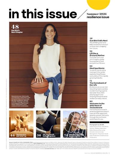Women's Health US Inhaltsverzeichnis