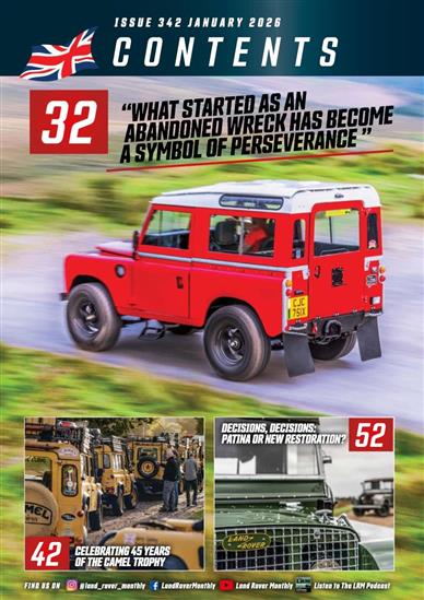 Land Rover Monthly Inhaltsverzeichnis