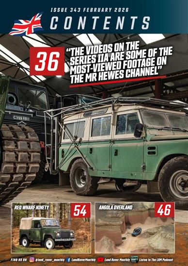 Land Rover Monthly Inhaltsverzeichnis