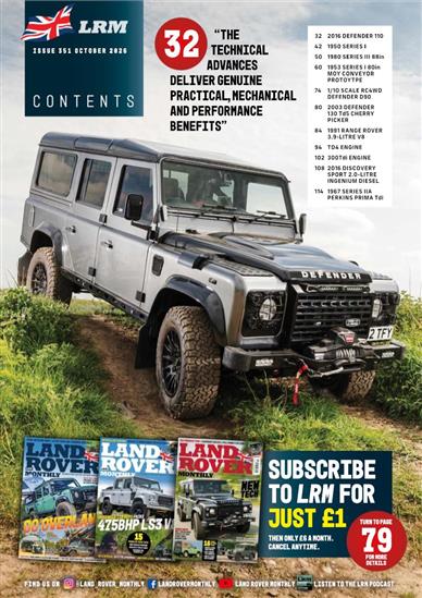 Land Rover Monthly Inhaltsverzeichnis