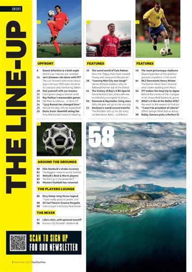 Four Four Two Inhaltsverzeichnis