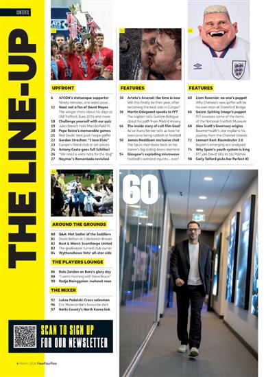 Four Four Two Inhaltsverzeichnis