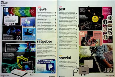 Computer Bild DVD Inhaltsverzeichnis