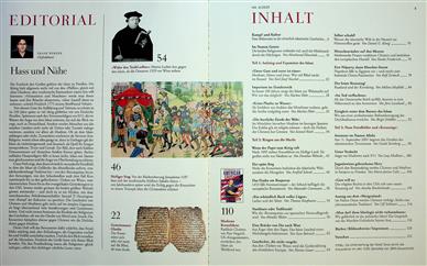 ZEIT Geschichte Inhaltsverzeichnis