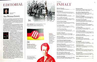 ZEIT Geschichte Inhaltsverzeichnis
