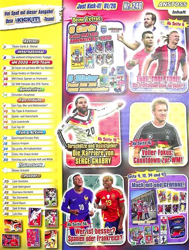 Just Kick-it Inhaltsverzeichnis