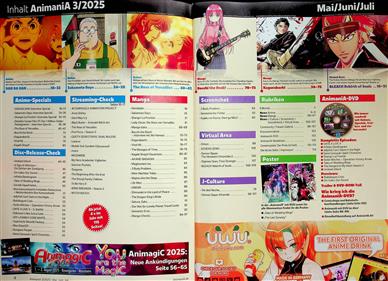 Animania mit DVD Inhaltsverzeichnis