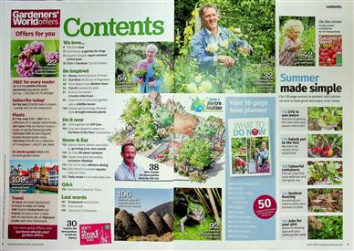 Gardeners World Inhaltsverzeichnis
