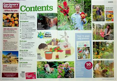 Gardeners World Inhaltsverzeichnis