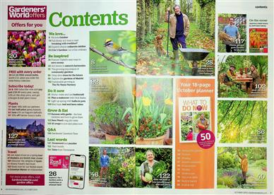 Gardeners World Inhaltsverzeichnis