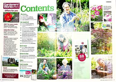 Gardeners World Inhaltsverzeichnis