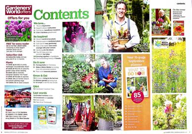 Gardeners World Inhaltsverzeichnis