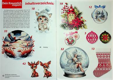 Dein Kreuzstich Magazin Inhaltsverzeichnis