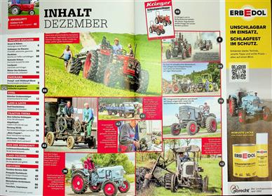 Oldtimer Traktor Inhaltsverzeichnis