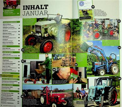 Oldtimer Traktor Inhaltsverzeichnis