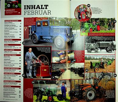 Oldtimer Traktor Inhaltsverzeichnis