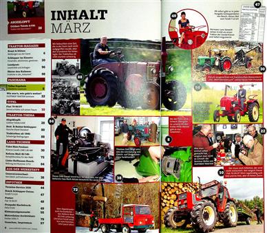 Oldtimer Traktor Inhaltsverzeichnis
