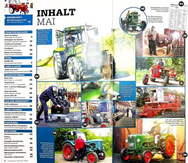 Oldtimer Traktor Inhaltsverzeichnis