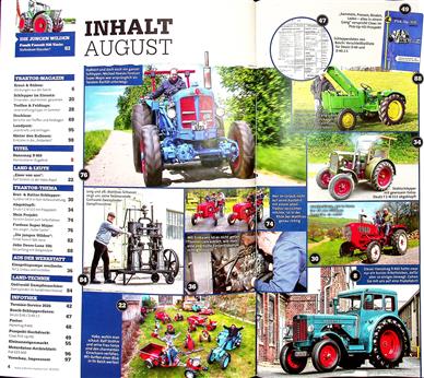 Oldtimer Traktor Inhaltsverzeichnis
