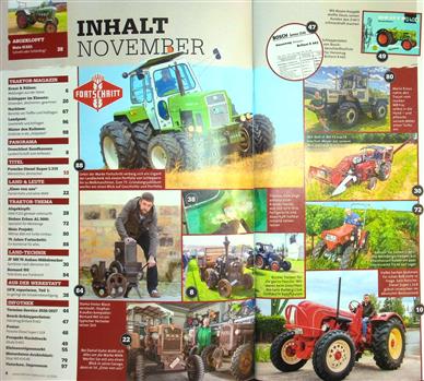Oldtimer Traktor Inhaltsverzeichnis
