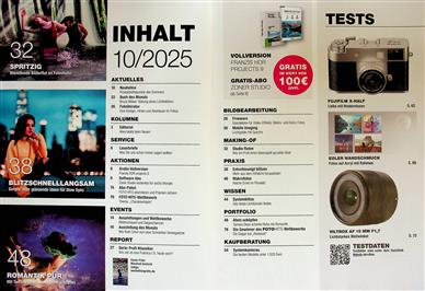 FotoNow Inhaltsverzeichnis