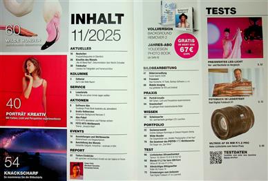 FotoNow Inhaltsverzeichnis