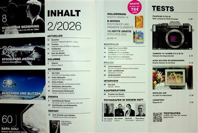 FotoNow Inhaltsverzeichnis