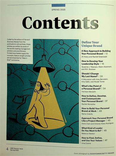 Harvard Business Review Special Inhaltsverzeichnis