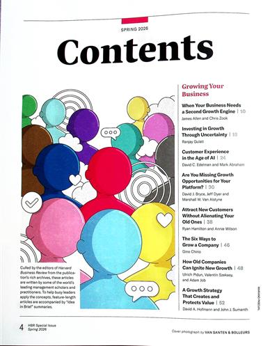 Harvard Business Review Special Inhaltsverzeichnis