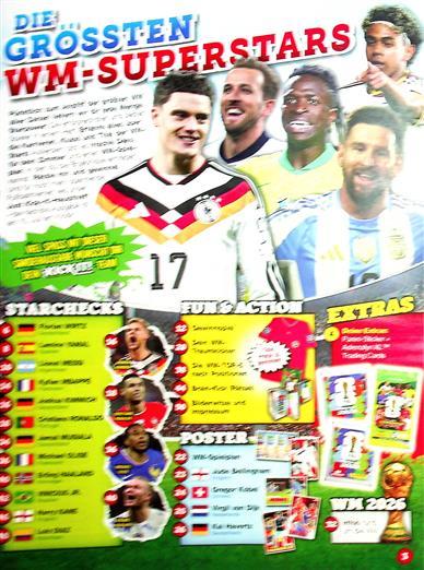 Just Kick-it WM-Special 2026 Inhaltsverzeichnis