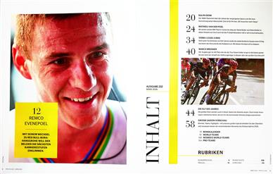 ProCycling Inhaltsverzeichnis