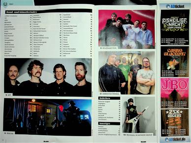 Slam Magazin Inhaltsverzeichnis